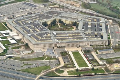 Vista aérea del Pentágono en Washington, DC