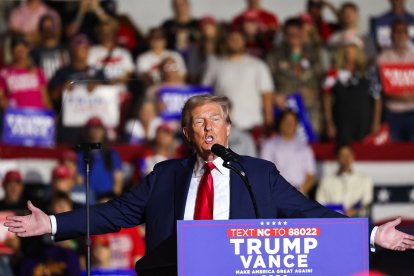 Elecciones presidenciales 2024: Trump en su más reciente rally en Carolina del Norte