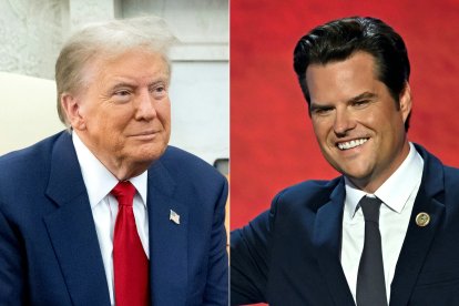 Trump y Gaetz en una foto de archivo