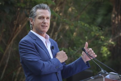 El gobernador de California Gavin Newsom