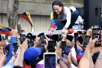 La líder de la oposición venezolana María Corina Machado