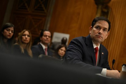 Marco Rubio durante su audiencia de confirmación para secretario de Estado - AFP