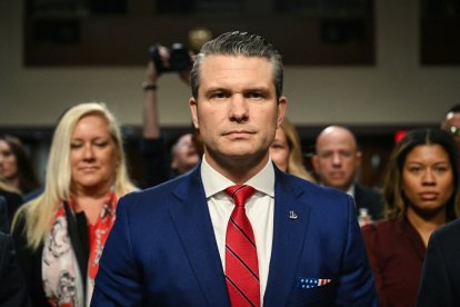 El flamente secretario de Defensa de los EEUU, Pete Hegseth