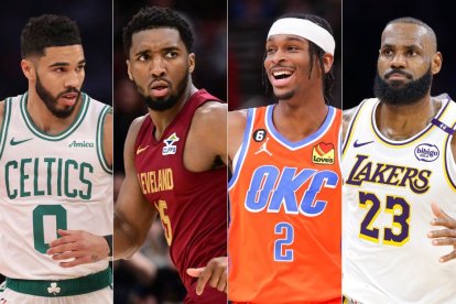 Tatum, Mitchell, Gilgeous-Alexander and James