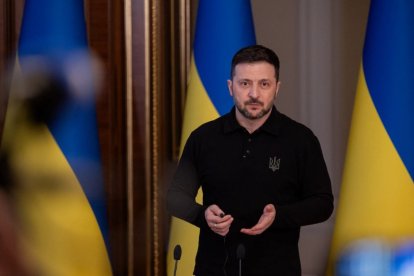 El presidente de Ucrania, Volodimir Zelenski