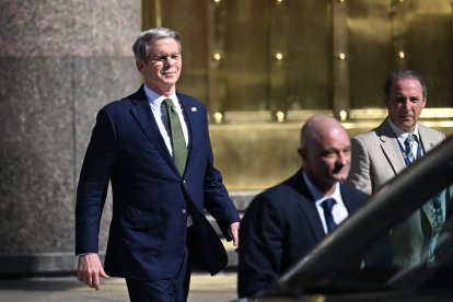 Bessent durante su visita a Buenos Aires/ Luis Robayo