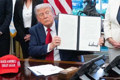 El presidente de Estados Unidos, Donald Trump