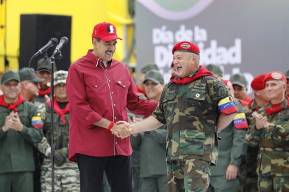 Dictator Nicolás Maduro and his second in command, Diosdado Cabello