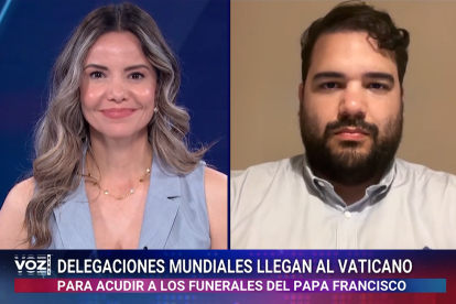 Karina Yapor and Edgar Beltrán.