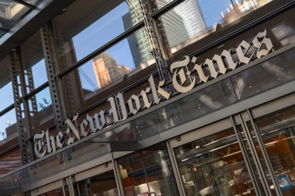 The New York Times' headquarters