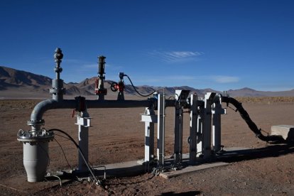 A lithium extraction plant