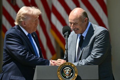 Donald Trump y el Dr. Phill en la Casa Blanca/ Mandel Ngan