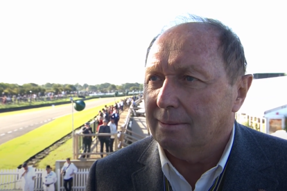 Jochen Mass during an interview