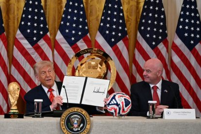 Trump and Infantino at the White House