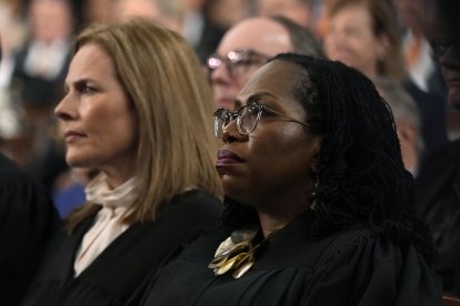 Barrett and Jackson during a State of the Union address/ Jacquelyn Martin.