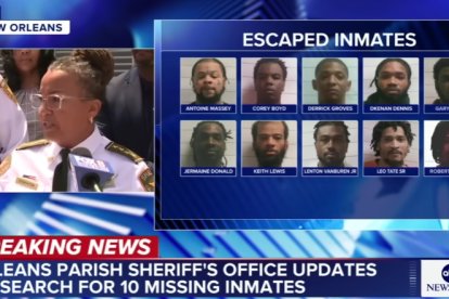 10 prisoners escaped from the New Orleans jail.