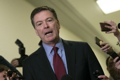 Former FBI director James Comey.