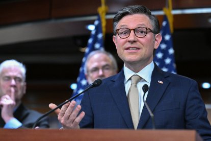 Johnson on Capitol Hill/ Roberto Schmidt.