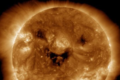image of the sun provided by NASA