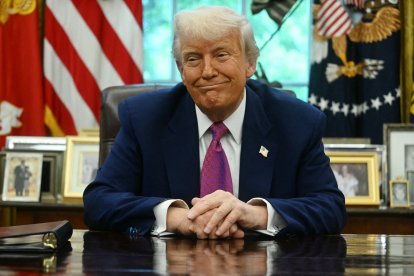 Trump en el Despacho Oval/ Jim Watson