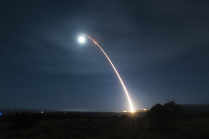 Test launch of a Minuteman III.