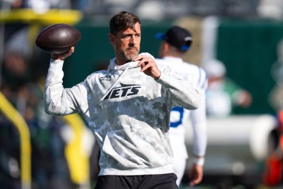 Aaron Rodgers, during a game with the New York Jets