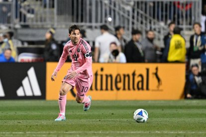 Leo Messi, against Philadelphia Union