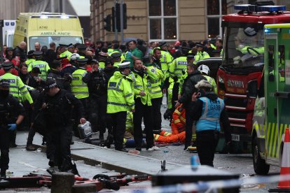 Scene of the mass hit-and -run in Liverpool