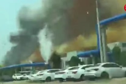 Explosion at a chemical plant in China.