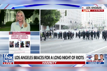 Pam Bondi en el programa Hannity