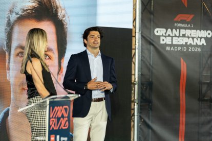 El piloto Carlos Sainz, embajador del GP de España en Madrid