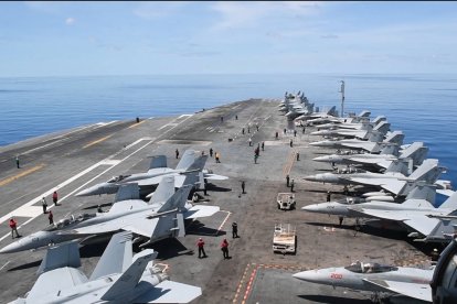 USS Nimitz en una imagen de archivo.