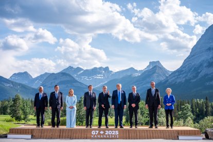 An image from the G7 summit in Canada.