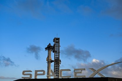 SpaceX's rocket base prepares for a test flight in Boca Chica, Texas. (File)