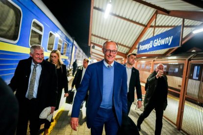 The German Chancellor Friedrich Merz