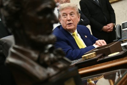 Donald Trump, en la Oficina Oval