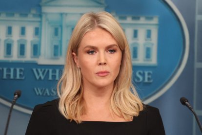 White House press secretary Karoline Leavitt.