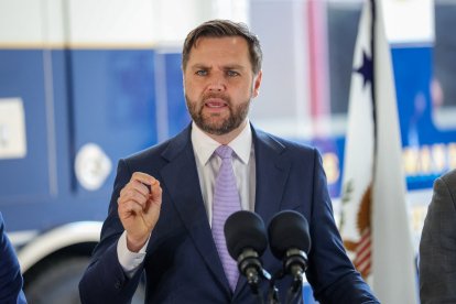 JD Vance en Los Ángeles.