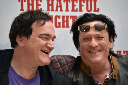 Michale Madsen (derecha), con Quentin Tarantino