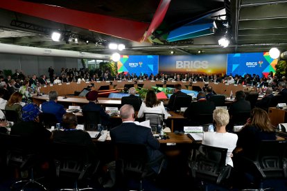 General view of the BRICS Summit in Brazil.