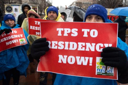 Marcha para defender el TPS en ciudad de EEUU (Archivo)