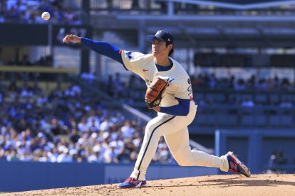 Shohei Ohtani, de los Dodgers de Los Angeles. Imagen de archivo