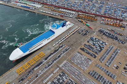 El puerto de Yantai, en la provincia oriental china de Shandong