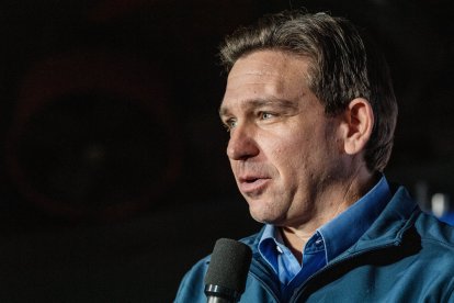 DeSantis in Iowa/ Joseph Prezioso.