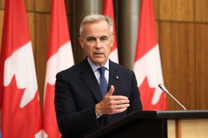 El primer ministro canadiense, Mark Carney