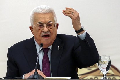 El presidente de la Autoridad Palestina, Mahmud Abás.