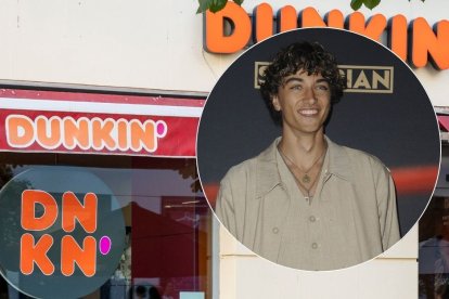 Local de Dunkin'. El actor Gavin Casalegno
