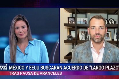 Karina Yapor y John Pence en Voz News.