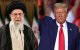 Donald Trump y el líder supremo de Irán Alí Jamenei