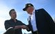 El presidente de EEUU Donald con el gobernador de California Gavin Newsom